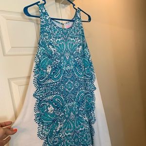 Lily Pulitzer tank short dress. Lined.